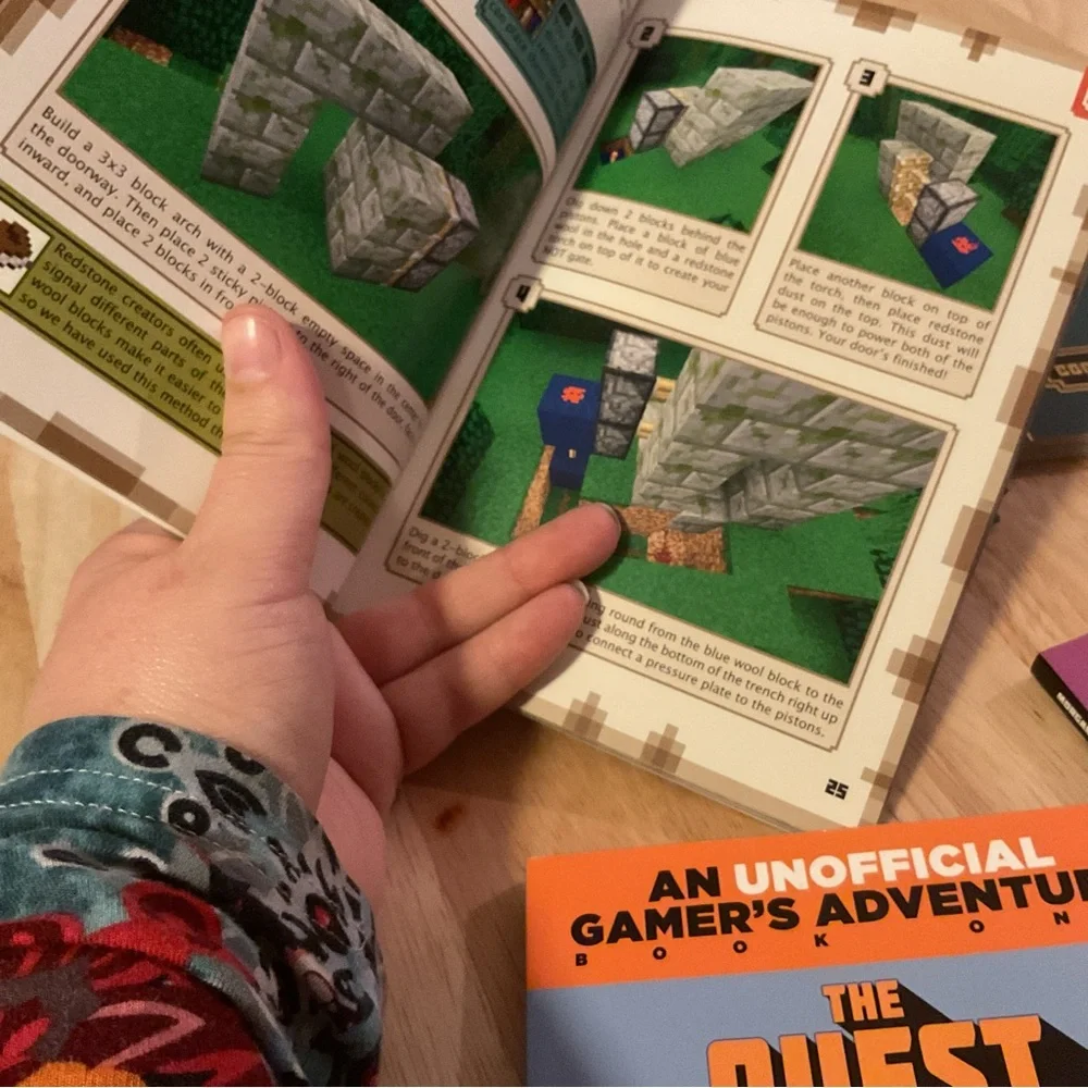 Minecraft Video Game Book Collection Lot of 6